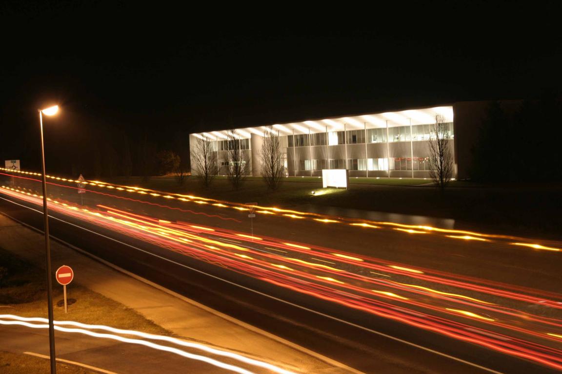 Vision de nuit du parc technologique de Vendôme
